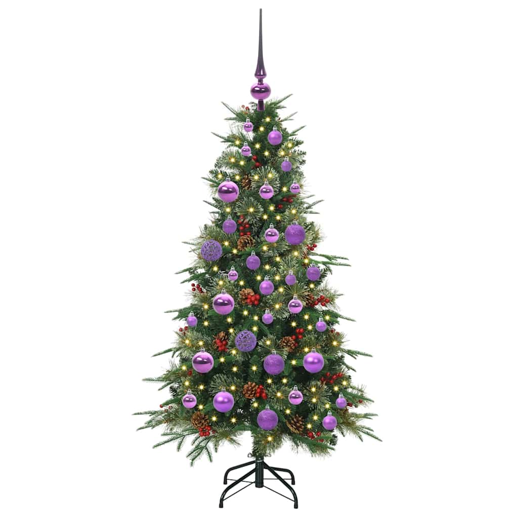 Sapin de Noël Artificiel à Branches Articulées Vert 120 cm - XIOS