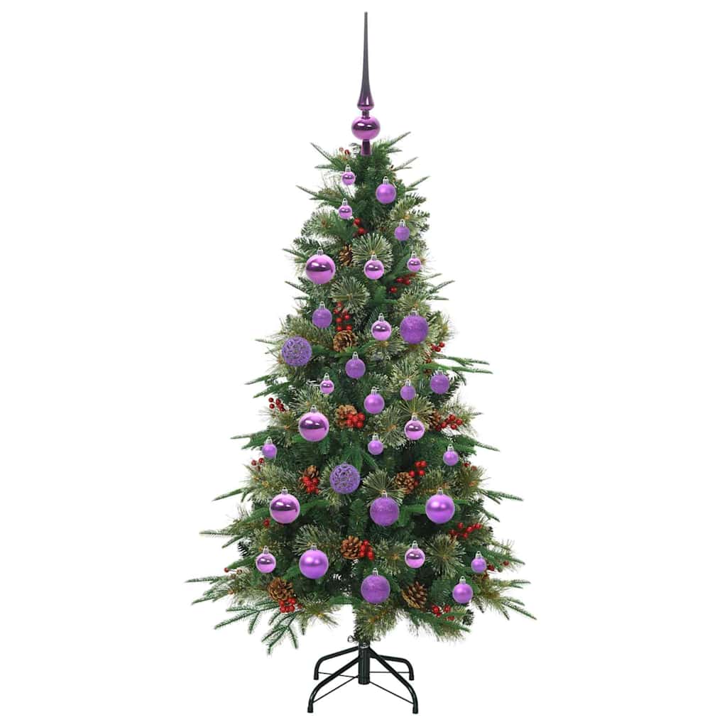 Sapin de Noël Artificiel à Branches Articulées Vert 120 cm - XIOS