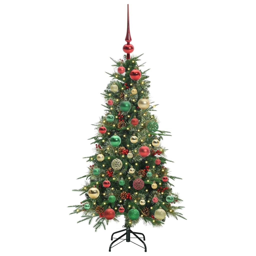 Sapin de Noël Artificiel à Branches Articulées Vert 120 cm - XIOS