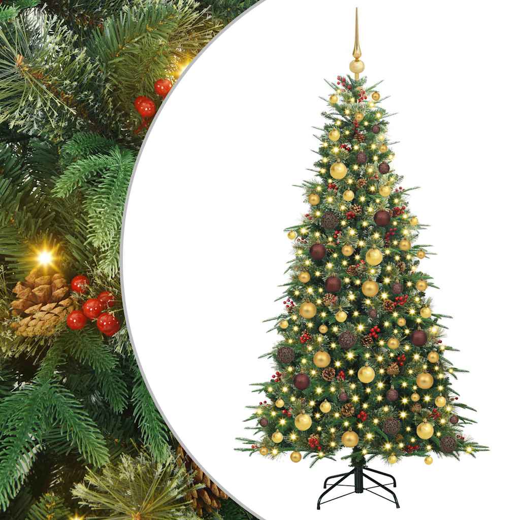 Sapin de Noël Artificiel à Branches Articulées Vert 180 cm