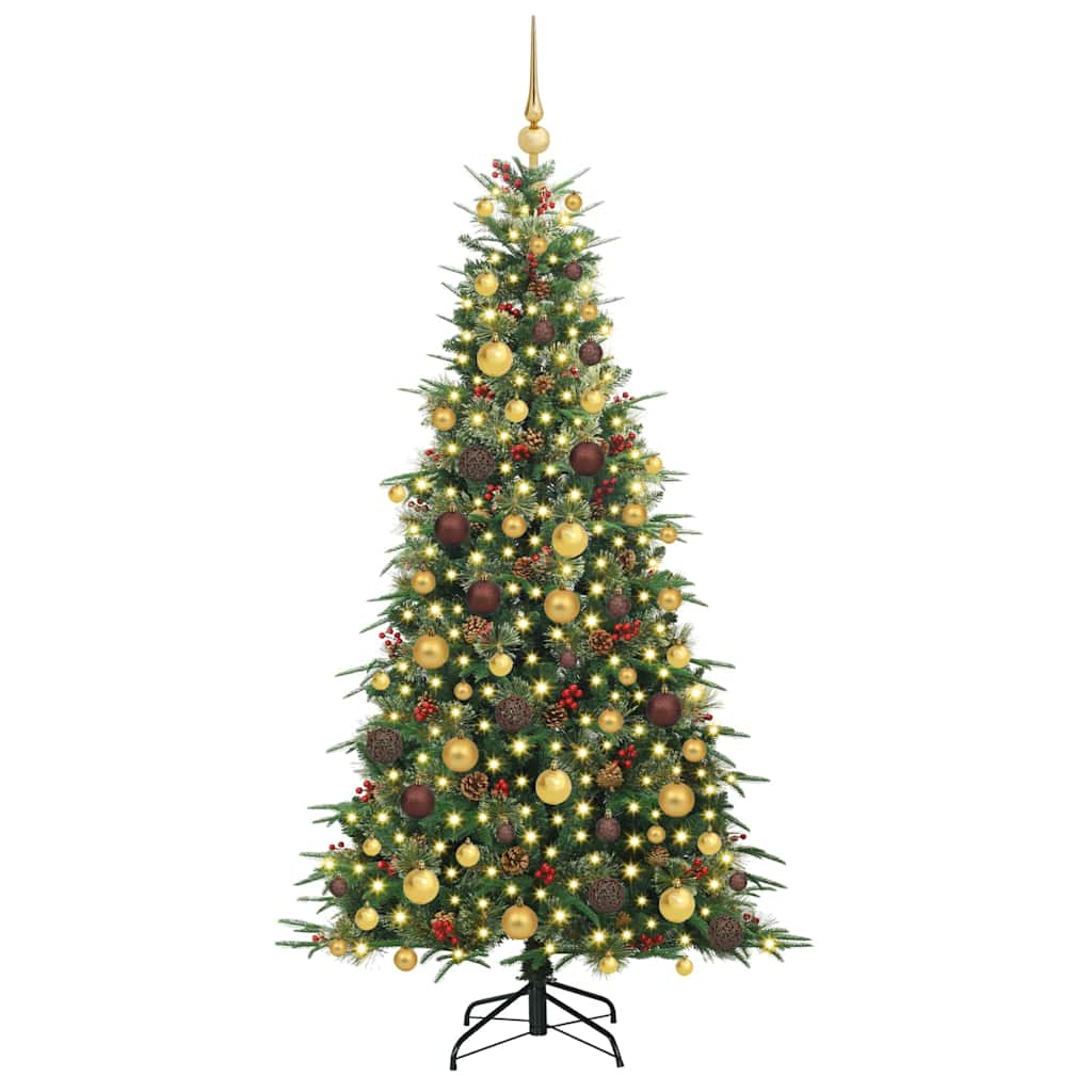 Sapin de Noël Artificiel à Branches Articulées Vert 180 cm