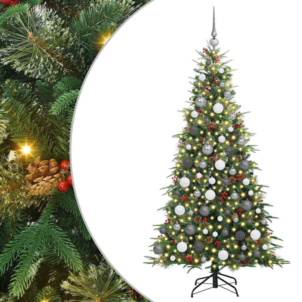 Sapin de Noël Artificiel à Branches Articulées Vert 180 cm
