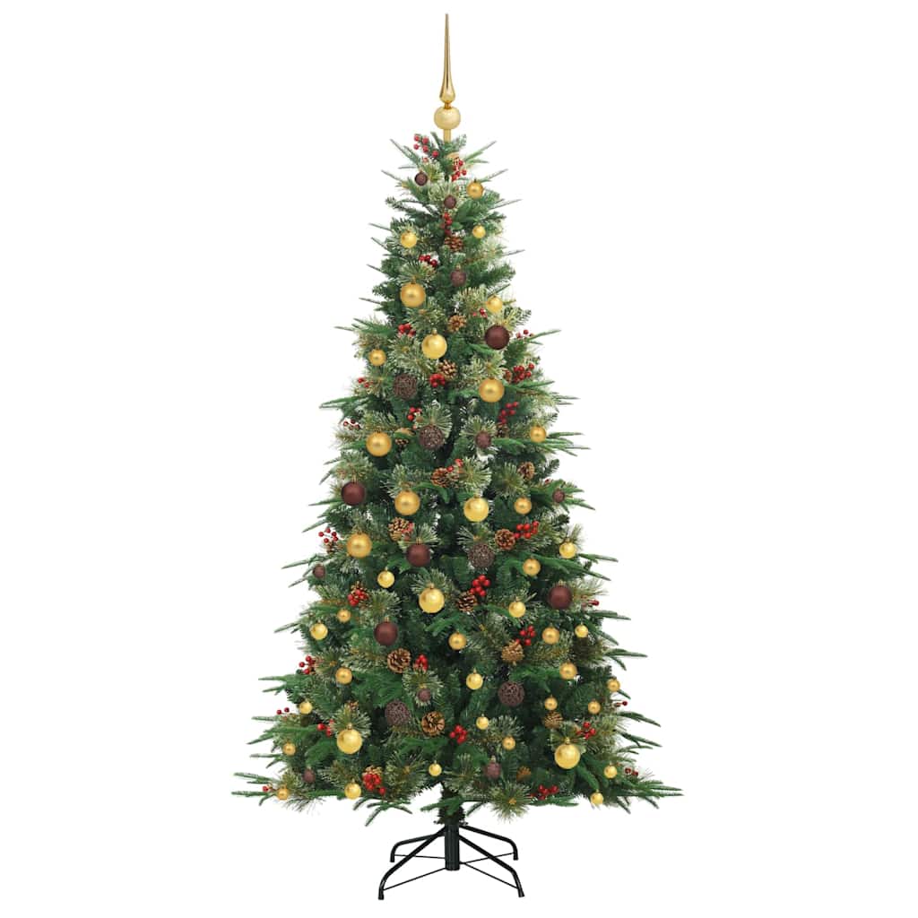 Sapin de Noël Artificiel à Branches Articulées Vert 210 cm