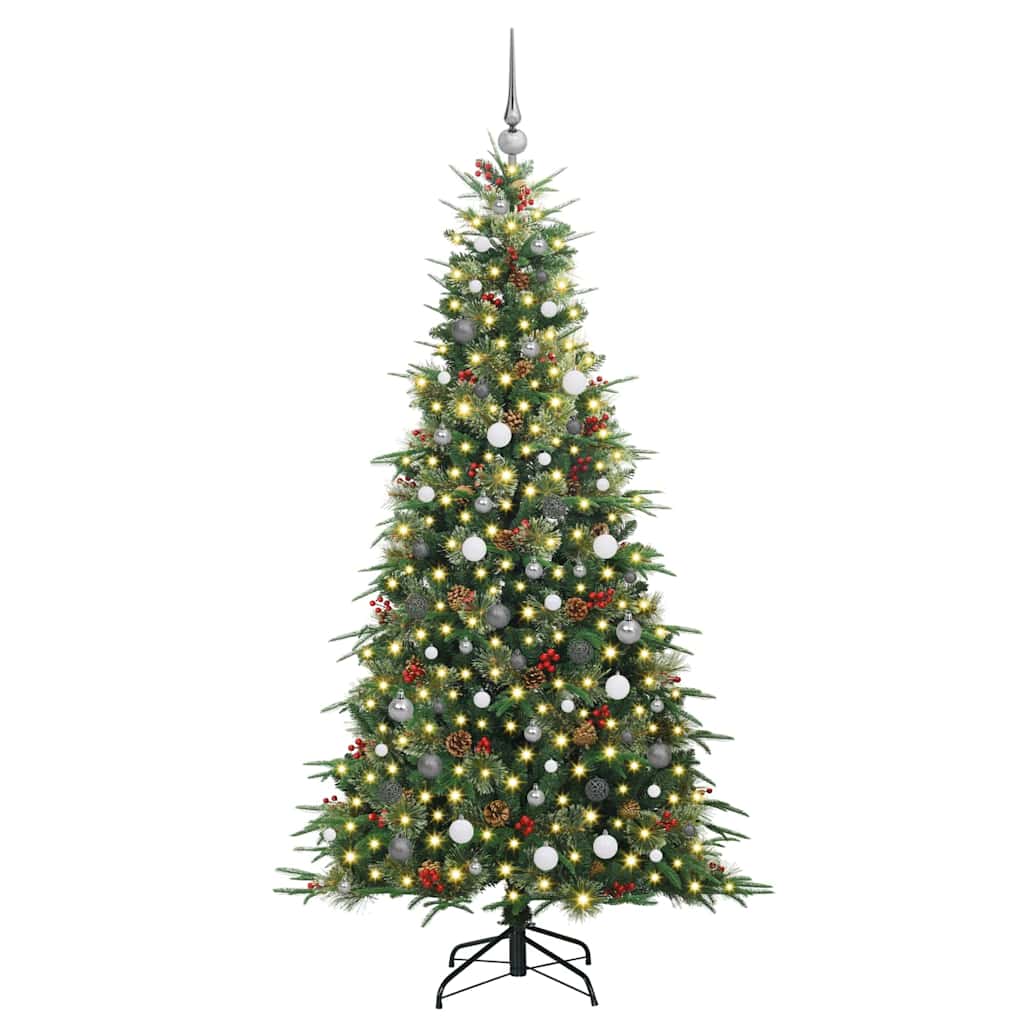 Sapin de Noël Artificiel à Branches Articulées Vert 210 cm