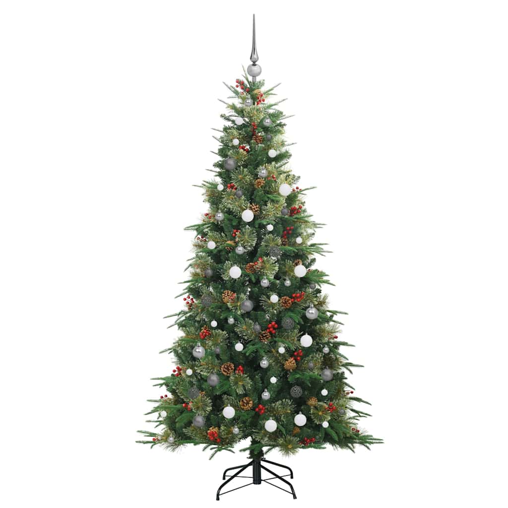 Sapin de Noël Artificiel à Branches Articulées Vert 210 cm
