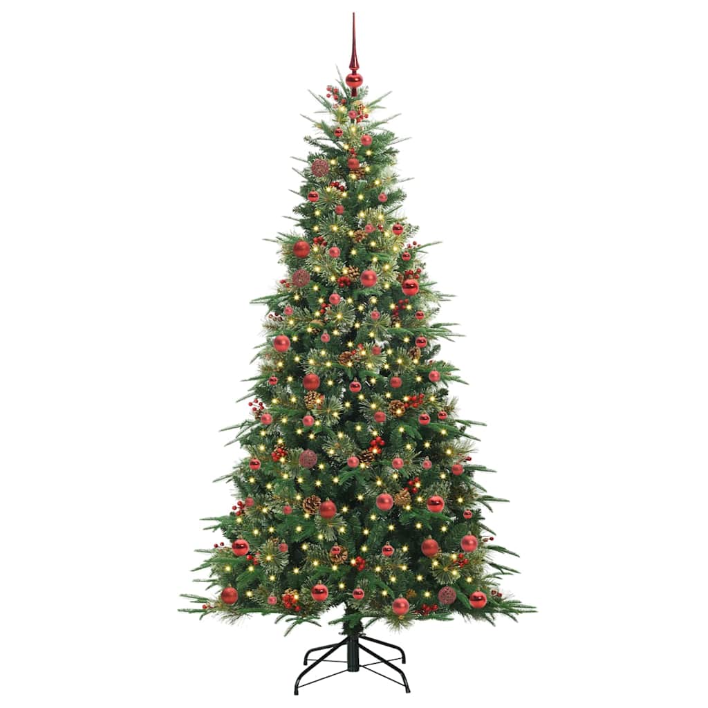 Sapin de Noël Artificiel à Branches Articulées Vert 210 cm - XIOS