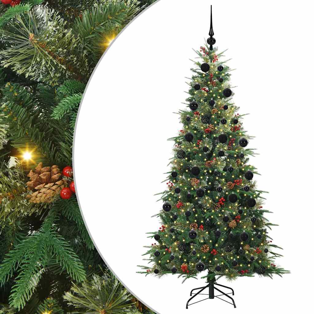 Sapin de Noël Artificiel à Branches Articulées Vert 210 cm - XIOS
