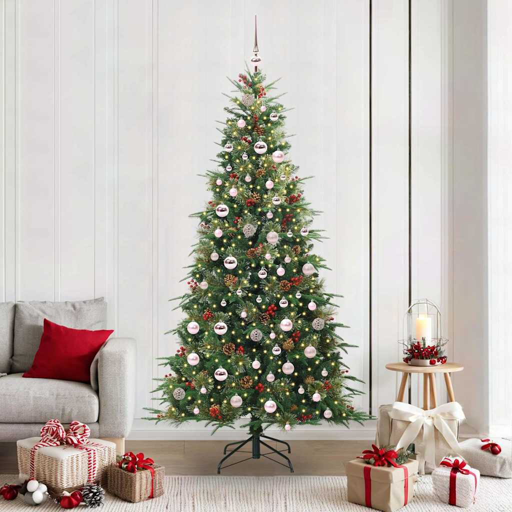 Sapin de Noël Artificiel à Branches Articulées Vert 210 cm - XIOS