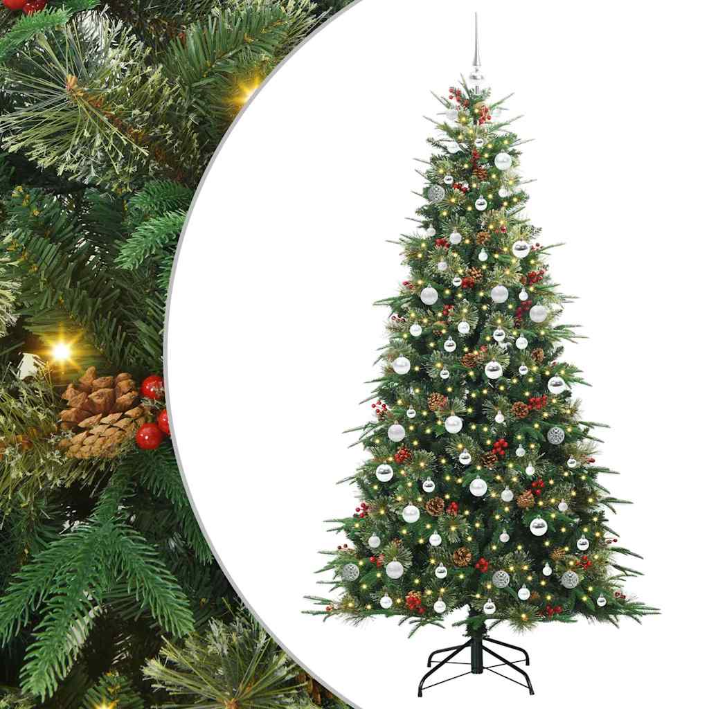 Sapin de Noël Artificiel à Branches Articulées Vert 210 cm - XIOS