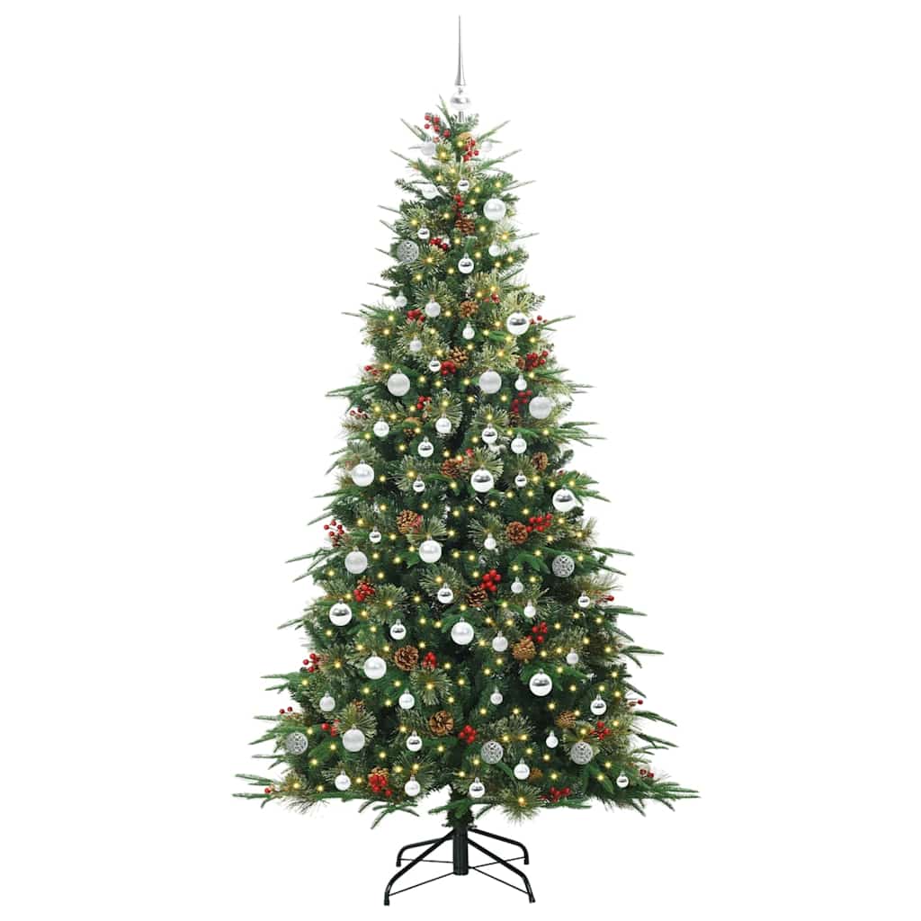 Sapin de Noël Artificiel à Branches Articulées Vert 210 cm - XIOS