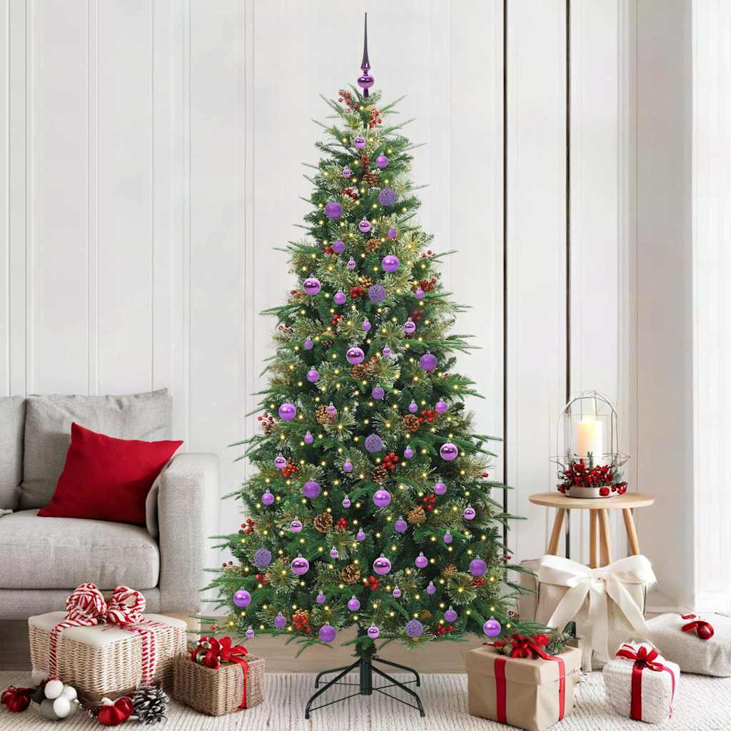 Sapin de Noël Artificiel à Branches Articulées Vert 210 cm - XIOS