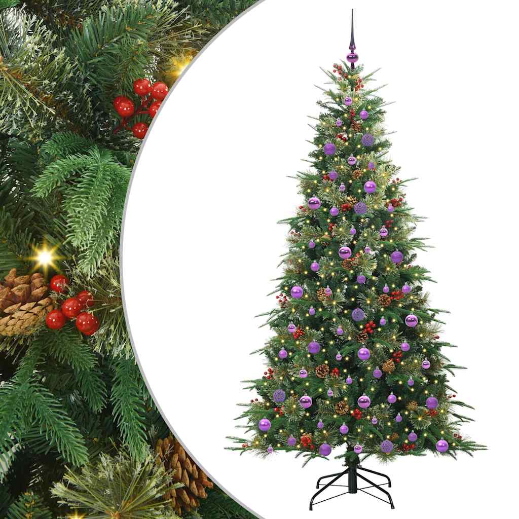 Sapin de Noël Artificiel à Branches Articulées Vert 210 cm - XIOS