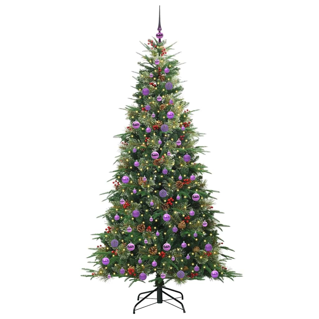 Sapin de Noël Artificiel à Branches Articulées Vert 210 cm - XIOS