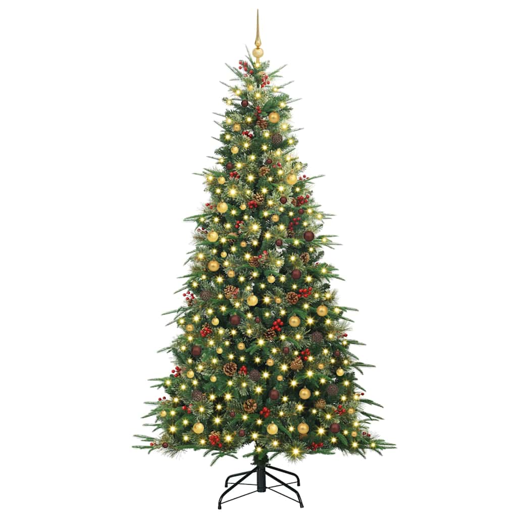 Sapin de Noël Artificiel à Branches Articulées Vert 240 cm