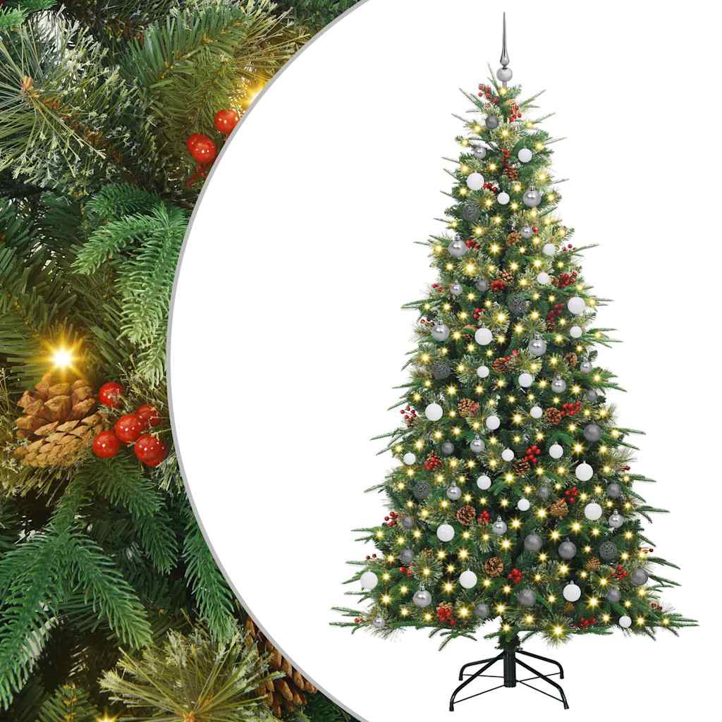 Sapin de Noël Artificiel à Branches Articulées Vert 240 cm