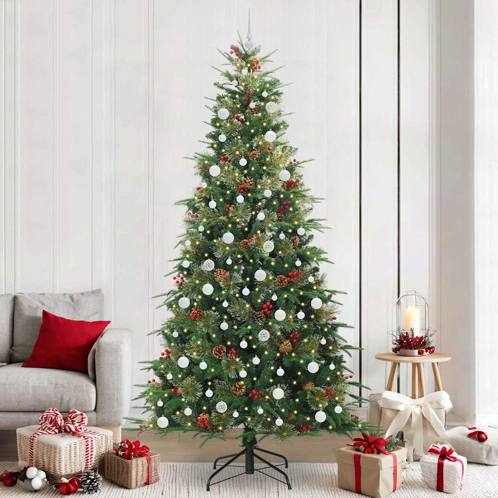 Sapin de Noël Artificiel à Branches Articulées Vert 240 cm - XIOS