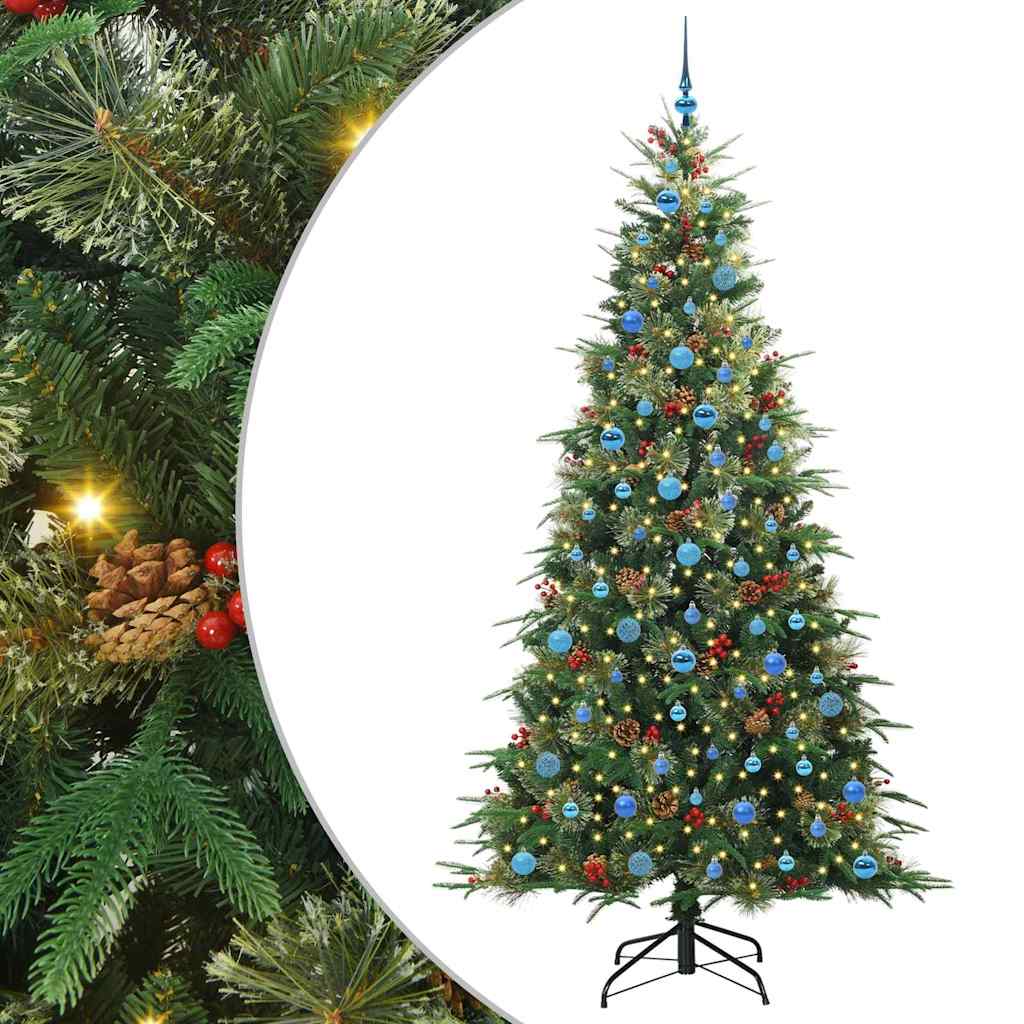 Sapin de Noël Artificiel à Branches Articulées Vert 240 cm - XIOS