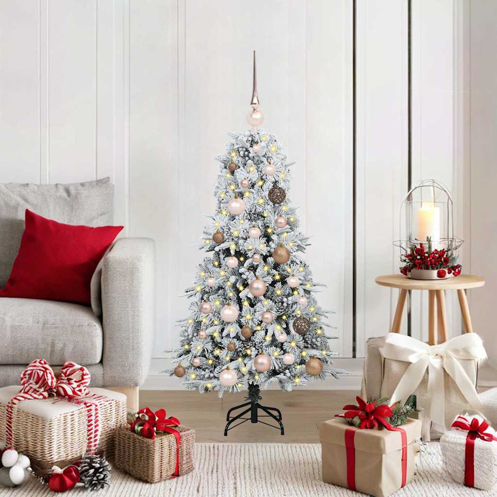 Sapin de Noël Artificiel à Branches Articulées Blanc 120 cm - XIOS