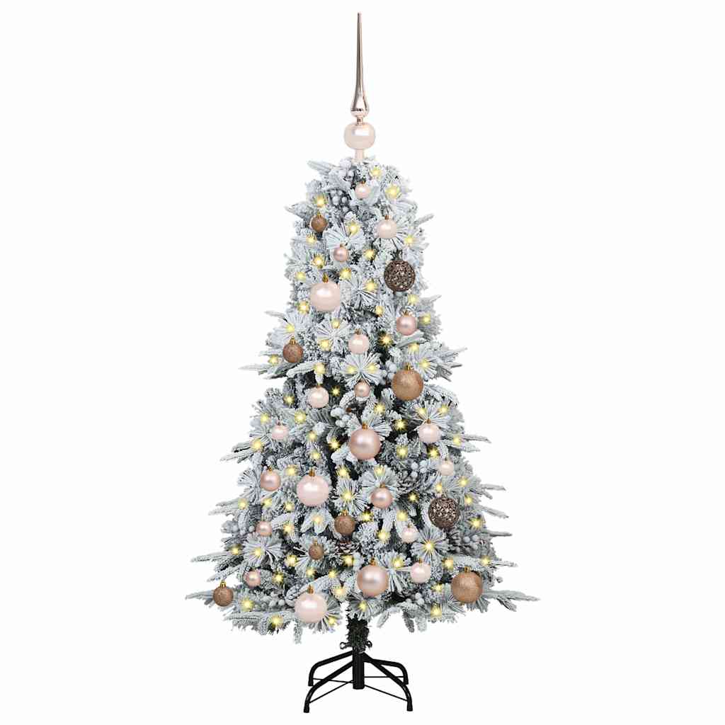Sapin de Noël Artificiel à Branches Articulées Blanc 120 cm - XIOS