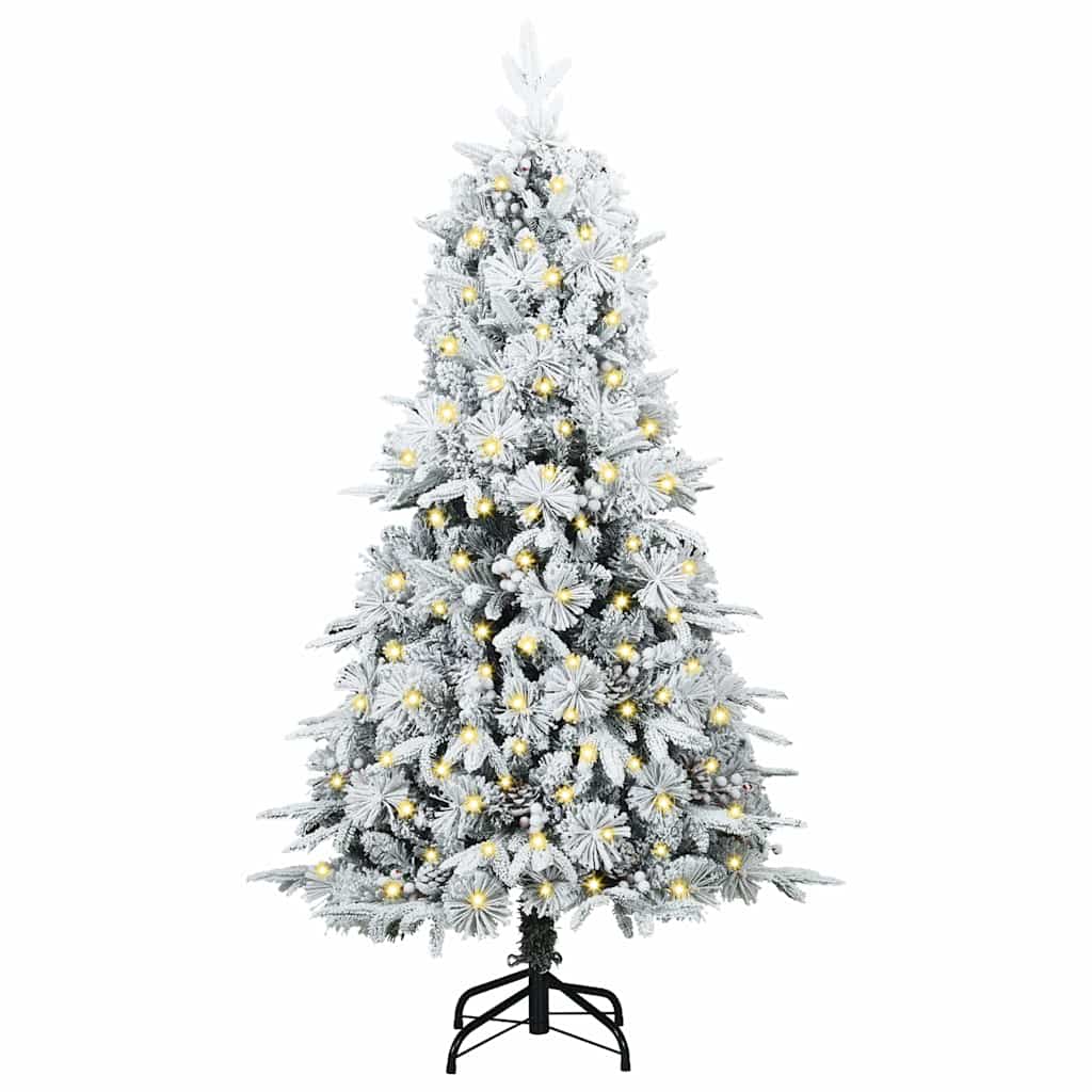 Sapin de Noël Artificiel à Branches Articulées Blanc 150 cm - XIOS