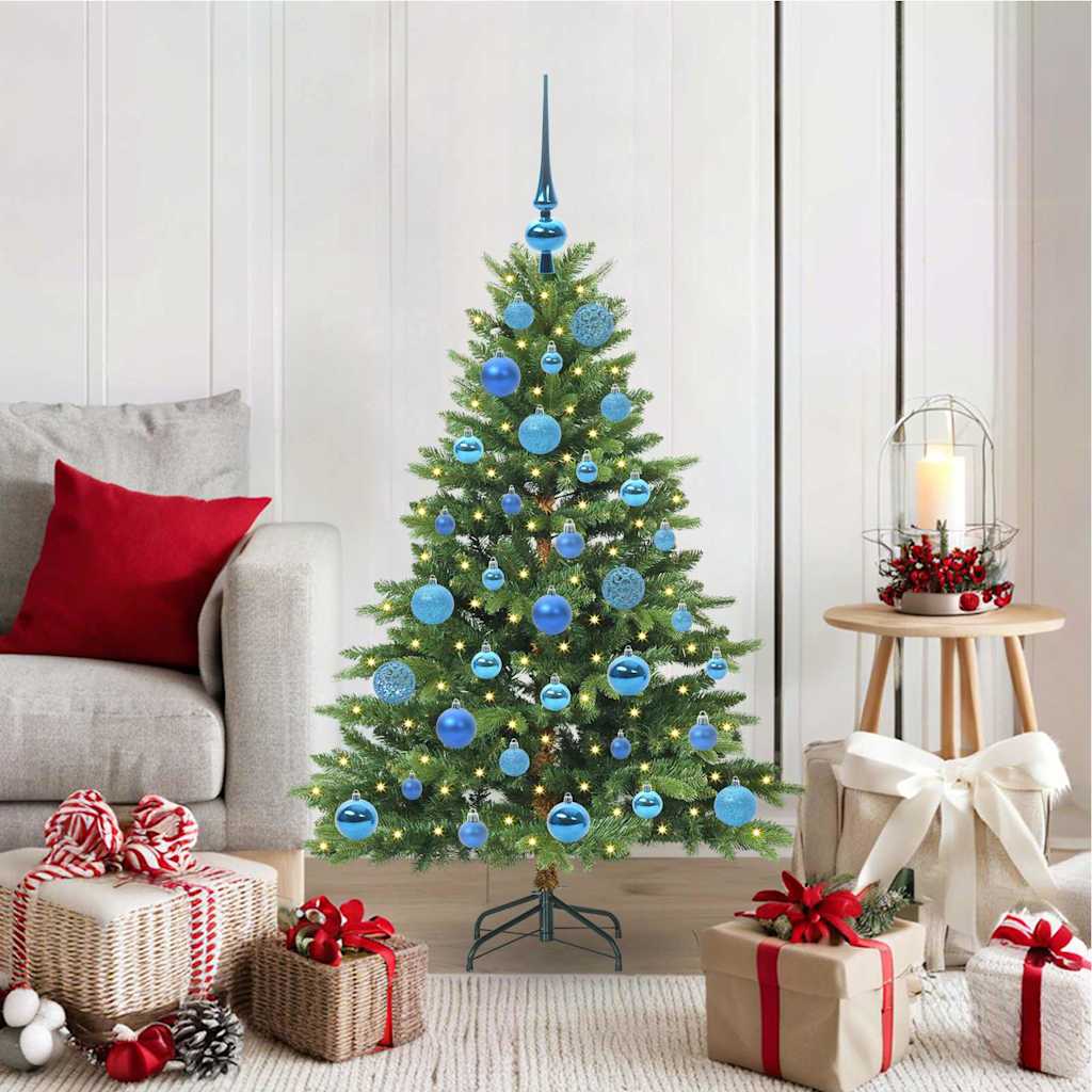 Sapin de Noël artificiel avec 150 LED Vert 120 cm PE et PVC - XIOS