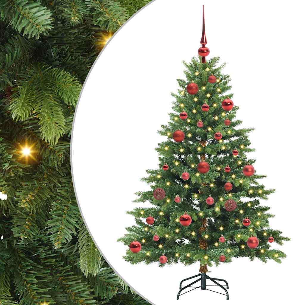 Sapin de Noël artificiel avec 150 LED Vert 150 cm PE et PVC - XIOS
