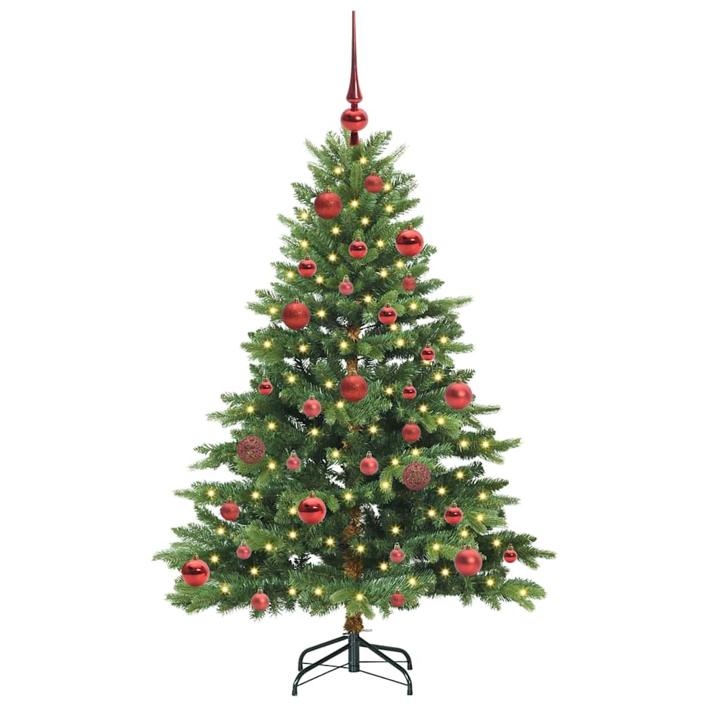 Sapin de Noël artificiel avec 150 LED Vert 150 cm PE et PVC - XIOS