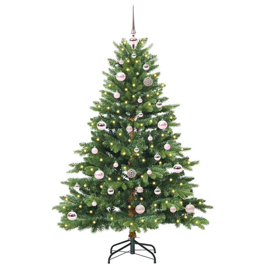 Sapin de Noël artificiel avec 150 LED Vert 150 cm PE et PVC - XIOS