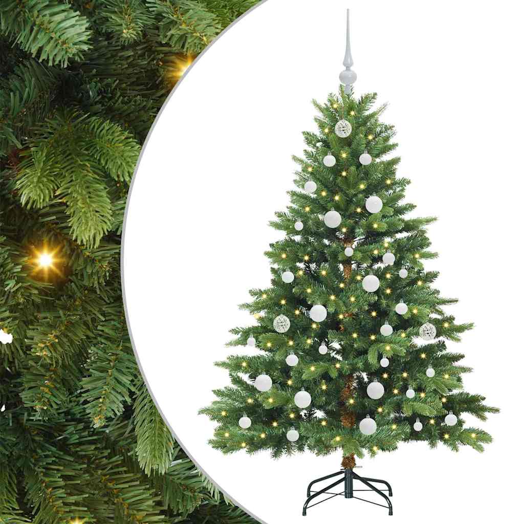 Sapin de Noël artificiel avec 150 LED Vert 150 cm PE et PVC - XIOS