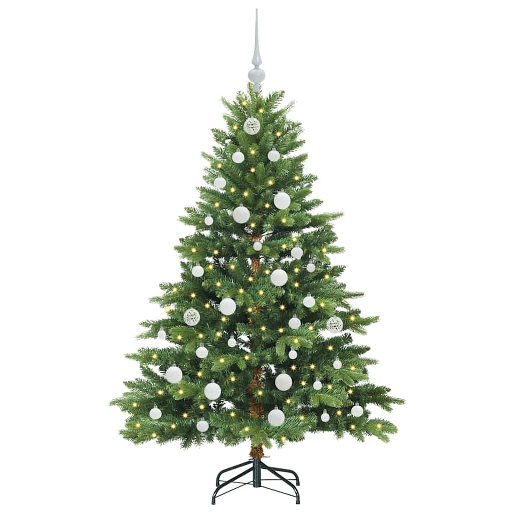 Sapin de Noël artificiel avec 150 LED Vert 150 cm PE et PVC - XIOS