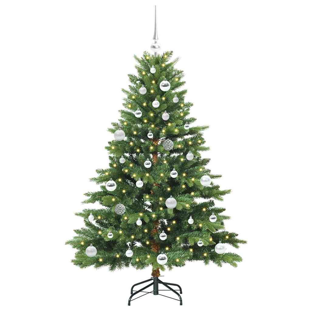 Sapin de Noël artificiel avec 150 LED Vert 150 cm PE et PVC - XIOS