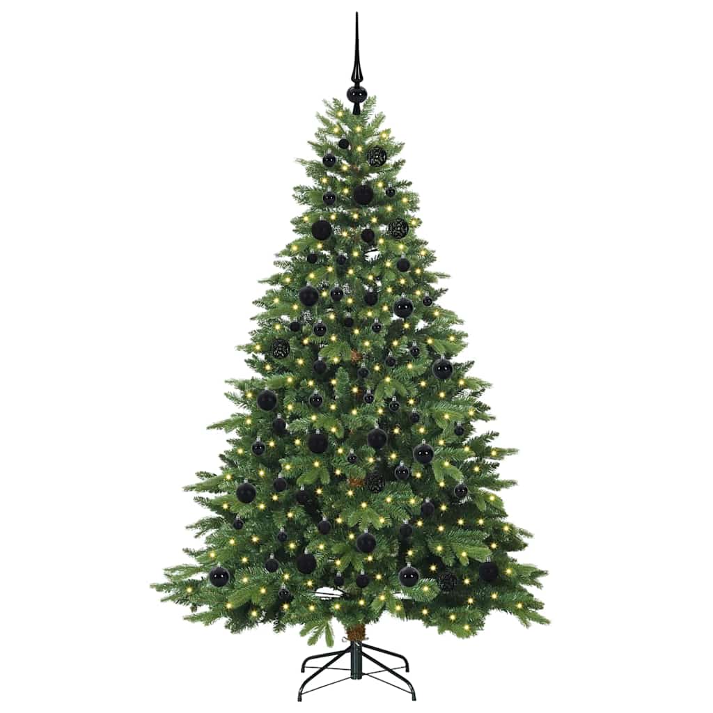 Sapin de Noël artificiel avec 300 LED Vert 180 cm PE et PVC - XIOS