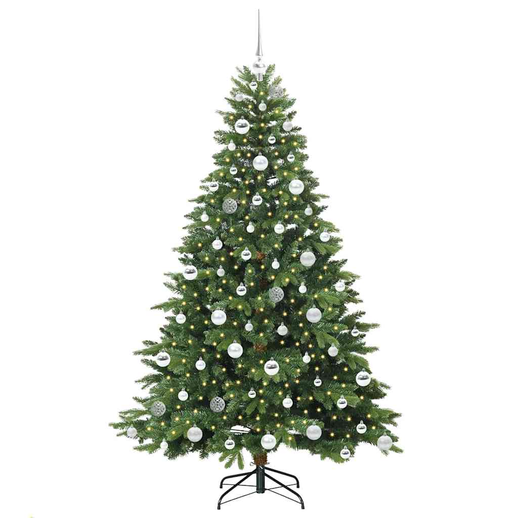 Sapin de Noël artificiel avec 300 LED Vert 180 cm PE et PVC - XIOS