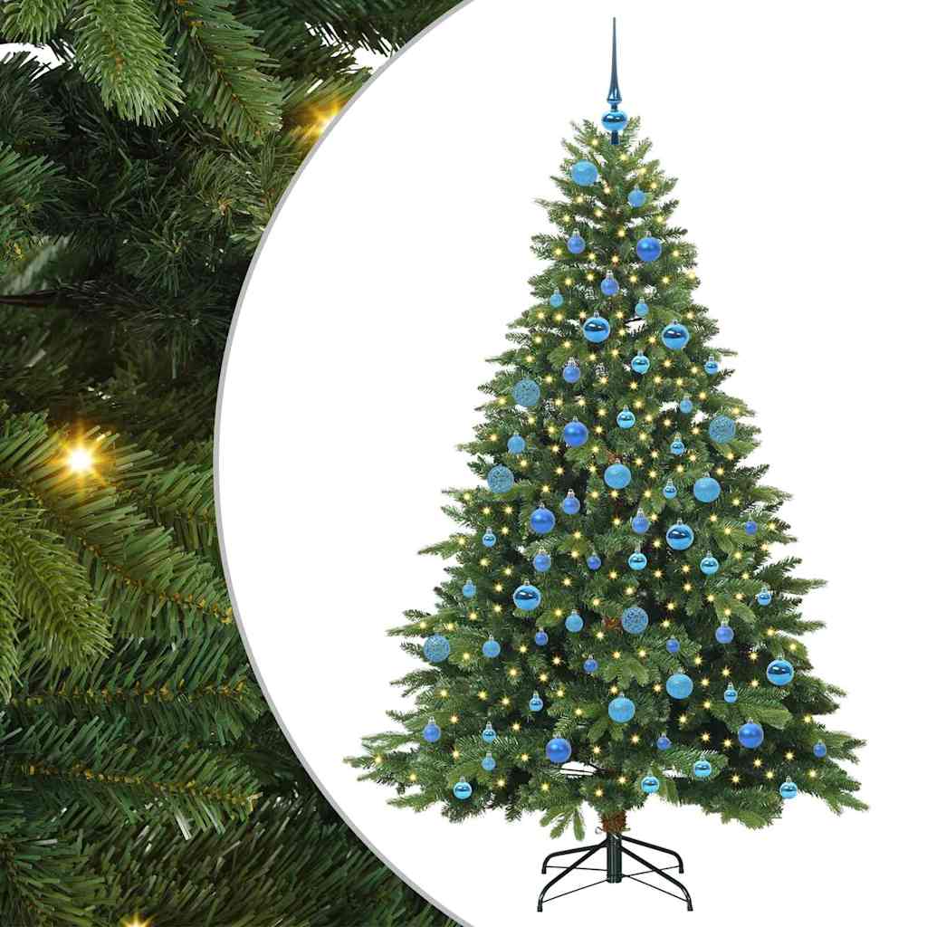 Sapin de Noël artificiel avec 300 LED Vert 180 cm PE et PVC - XIOS