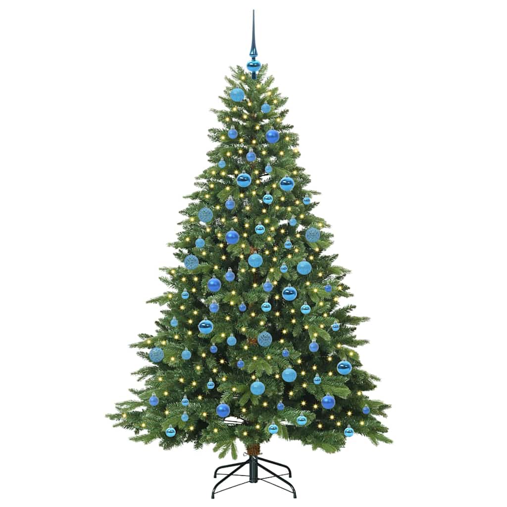 Sapin de Noël artificiel avec 300 LED Vert 180 cm PE et PVC - XIOS