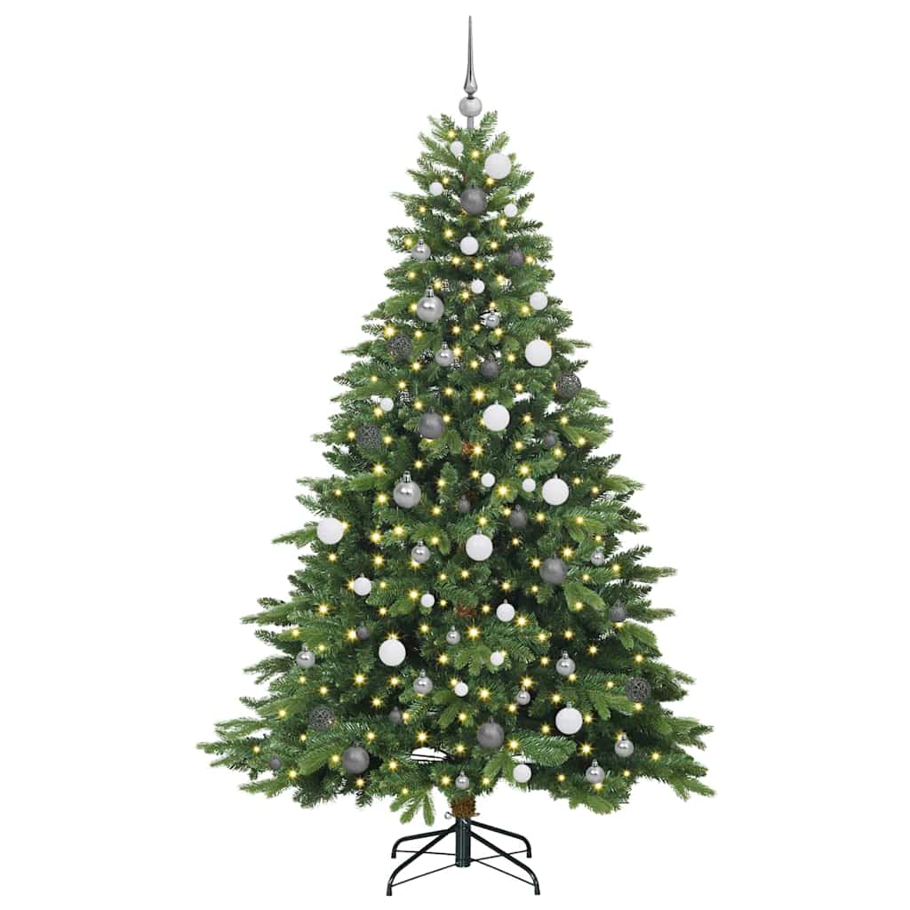 Sapin de Noël artificiel avec 300 LED Vert 210 cm PE et PVC - XIOS
