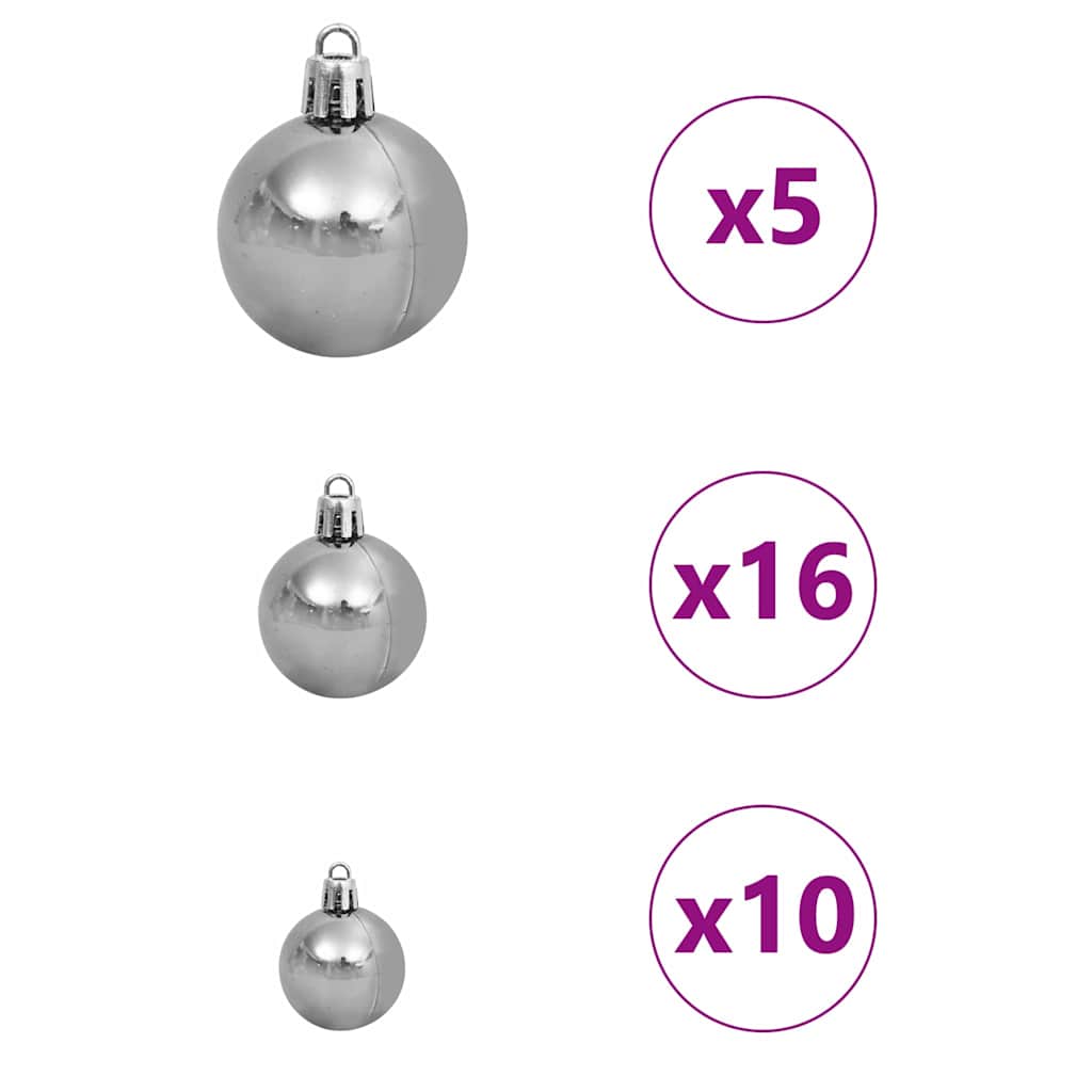 Sapin de Noël artificiel avec 300 LED Vert 210 cm PE et PVC - XIOS