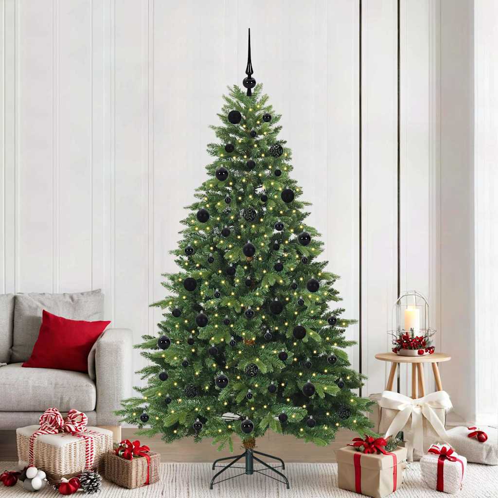 Sapin de Noël artificiel avec 300 LED Vert 210 cm PE et PVC - XIOS