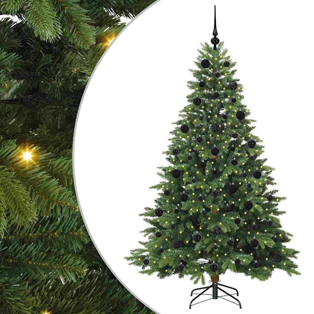 Sapin de Noël artificiel avec 300 LED Vert 210 cm PE et PVC - XIOS