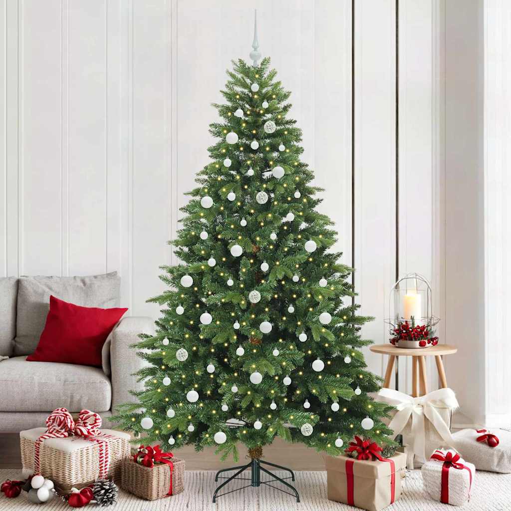 Sapin de Noël artificiel avec 300 LED Vert 210 cm PE et PVC - XIOS