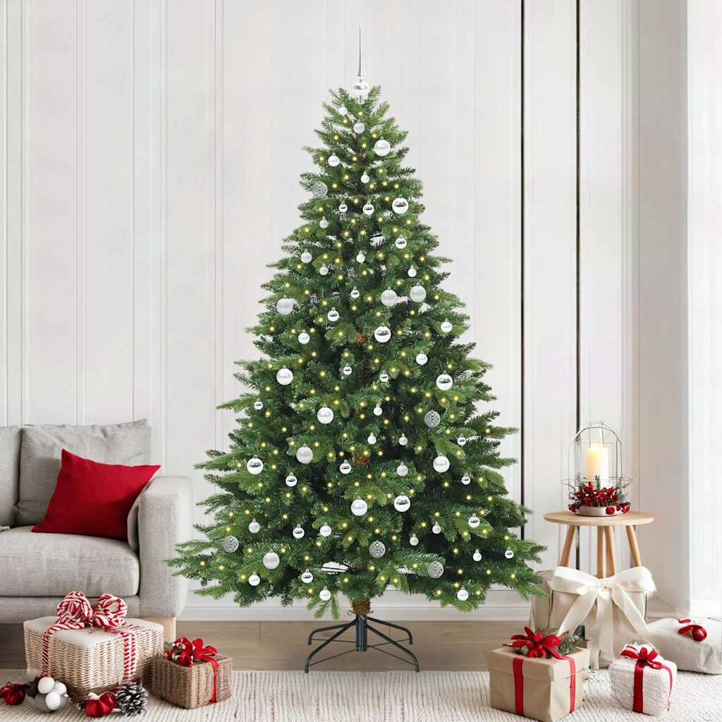 Sapin de Noël artificiel avec 300 LED Vert 210 cm PE et PVC - XIOS