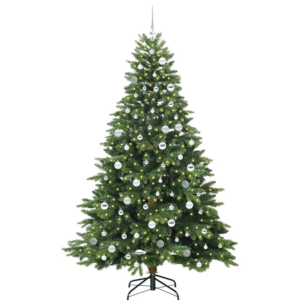 Sapin de Noël artificiel avec 300 LED Vert 210 cm PE et PVC - XIOS