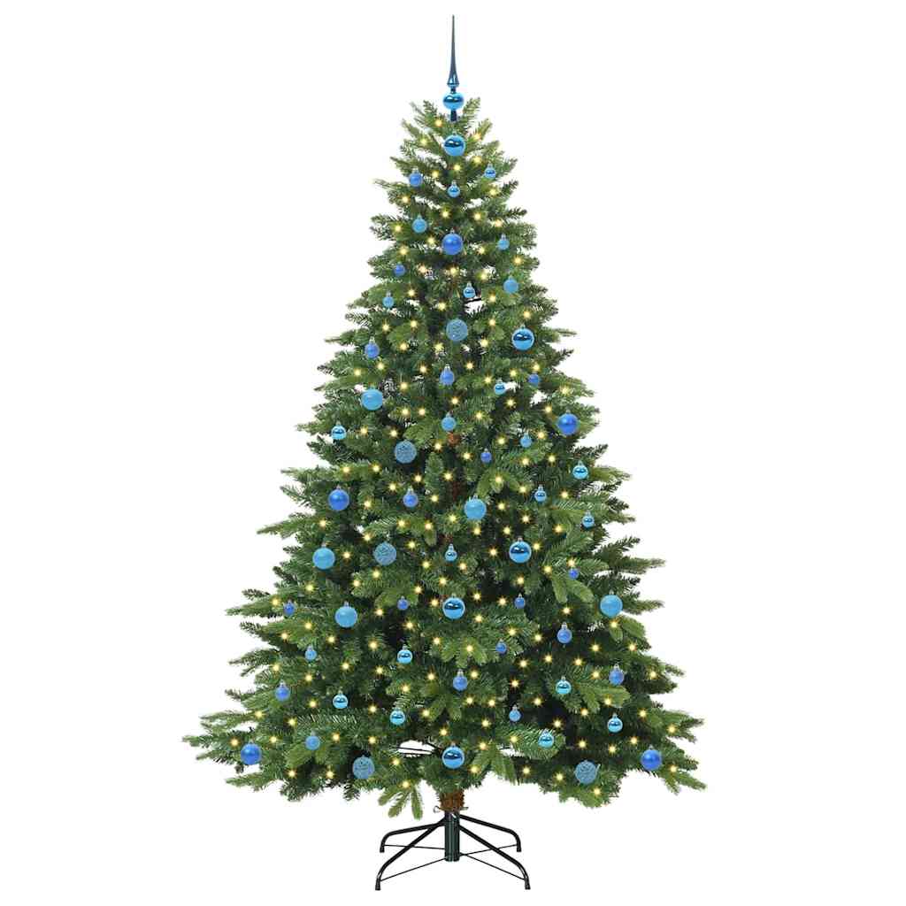 Sapin de Noël artificiel avec 300 LED Vert 210 cm PE et PVC - XIOS