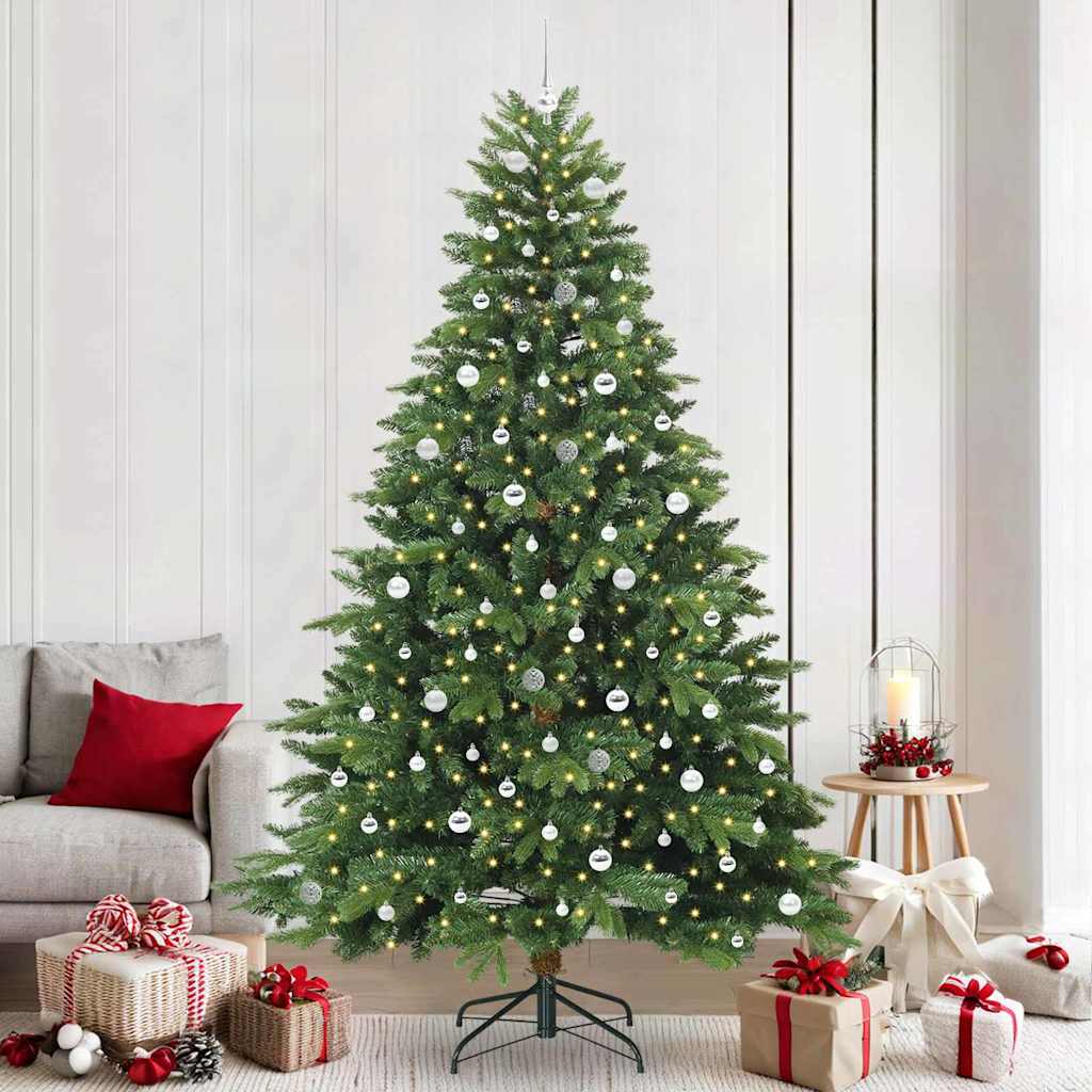 Sapin de Noël artificiel avec 300 LED Vert 240 cm PE et PVC - XIOS