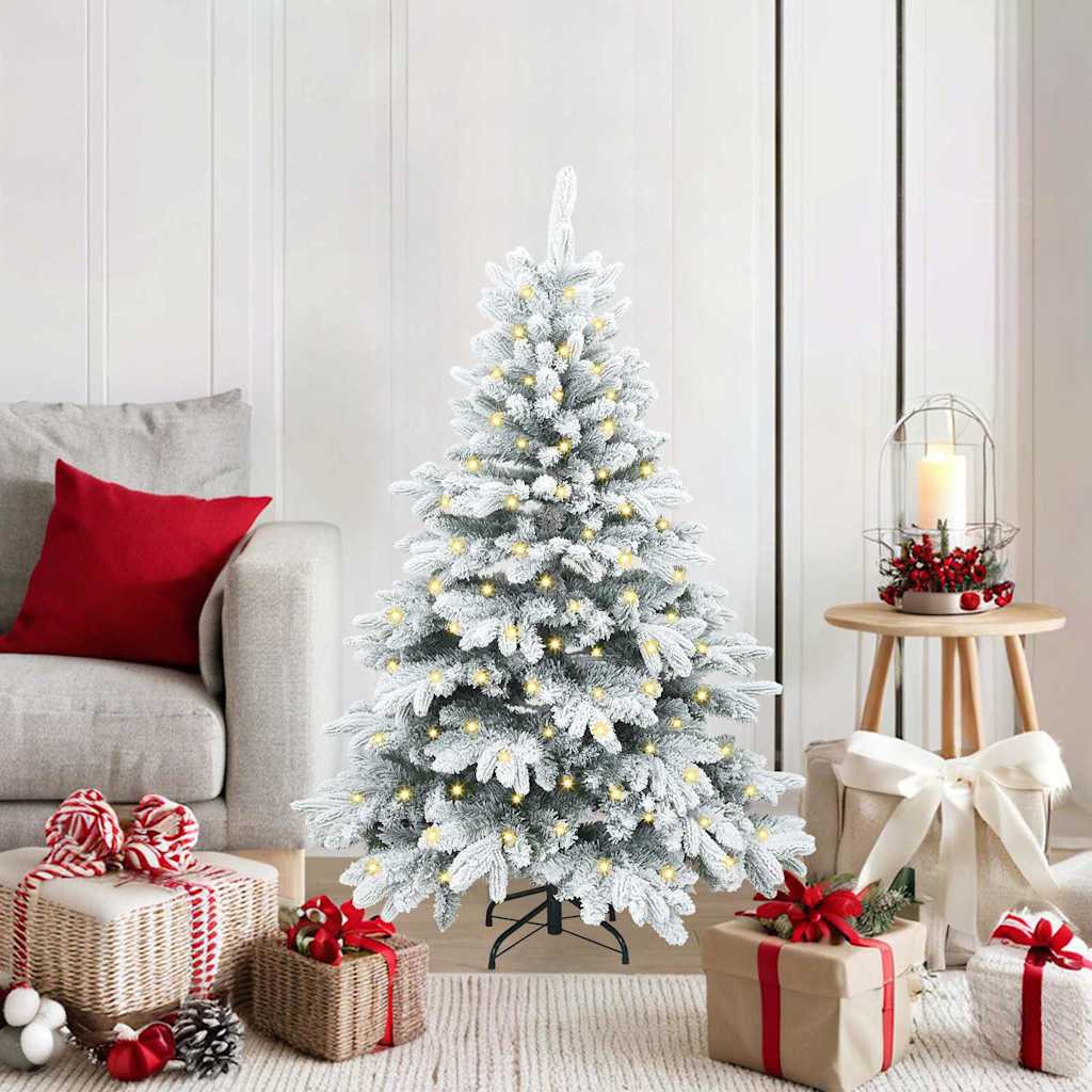Sapin de Noël artificiel avec 150 LED Vert 120 cm PE et PVC - XIOS