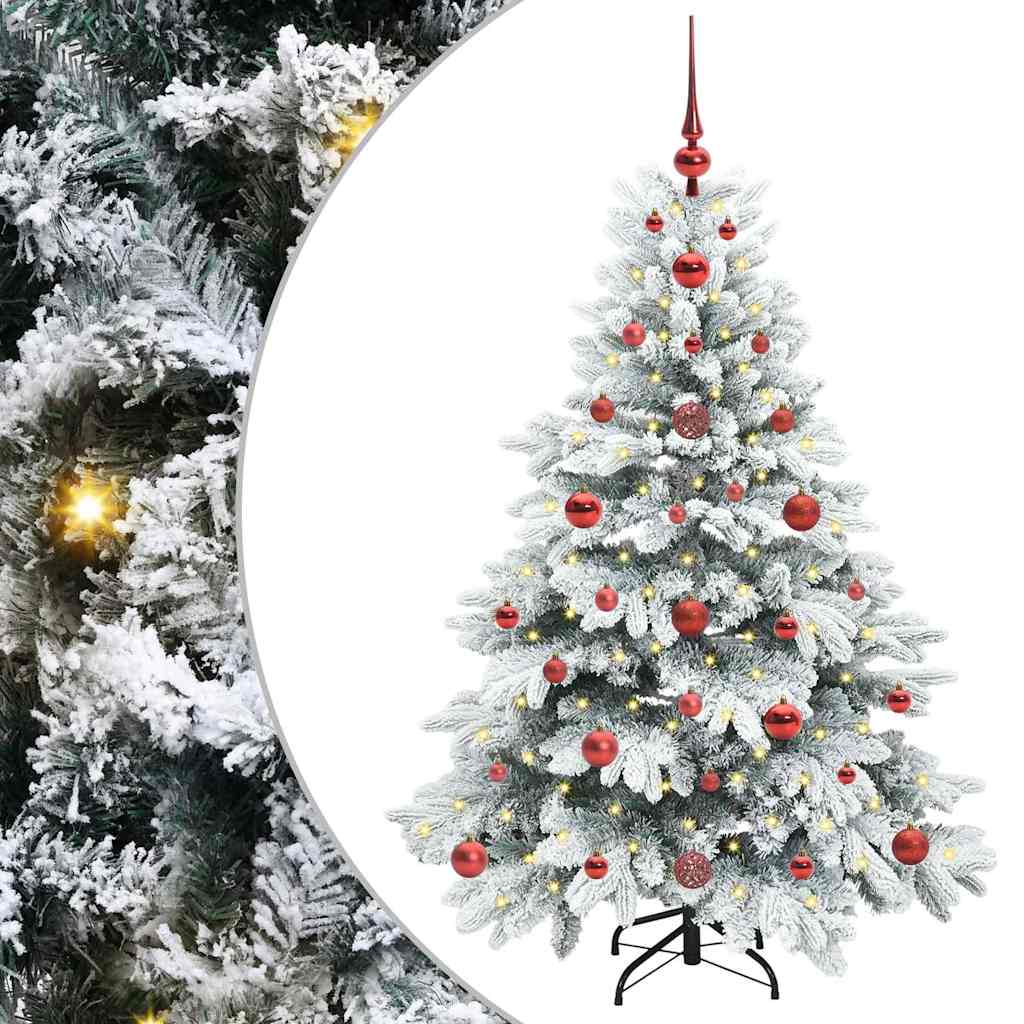 Sapin de Noël artificiel avec 150 LED Vert 120 cm PE et PVC - XIOS