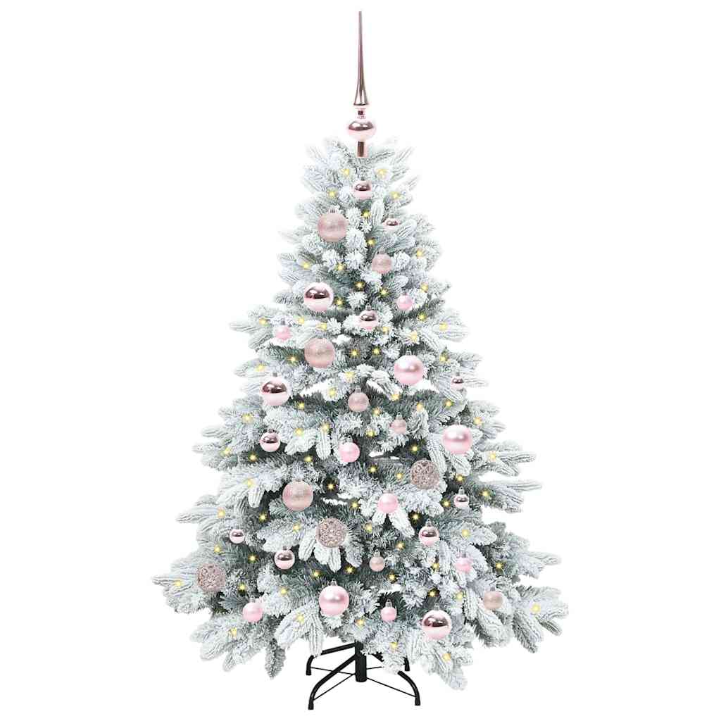 Sapin de Noël artificiel avec 150 LED Vert 120 cm PE et PVC - XIOS