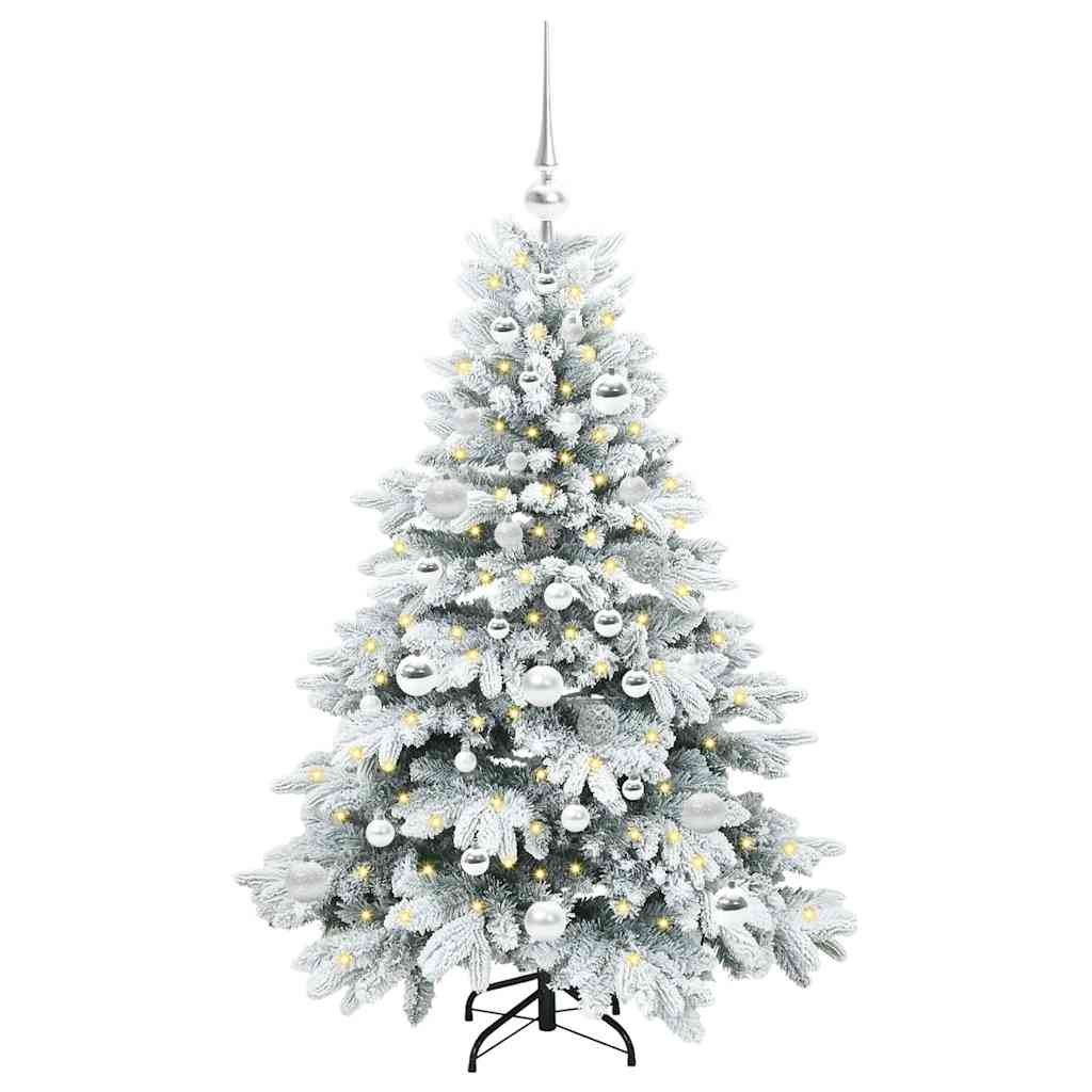 Sapin de Noël artificiel avec 150 LED Vert 120 cm PE et PVC - XIOS