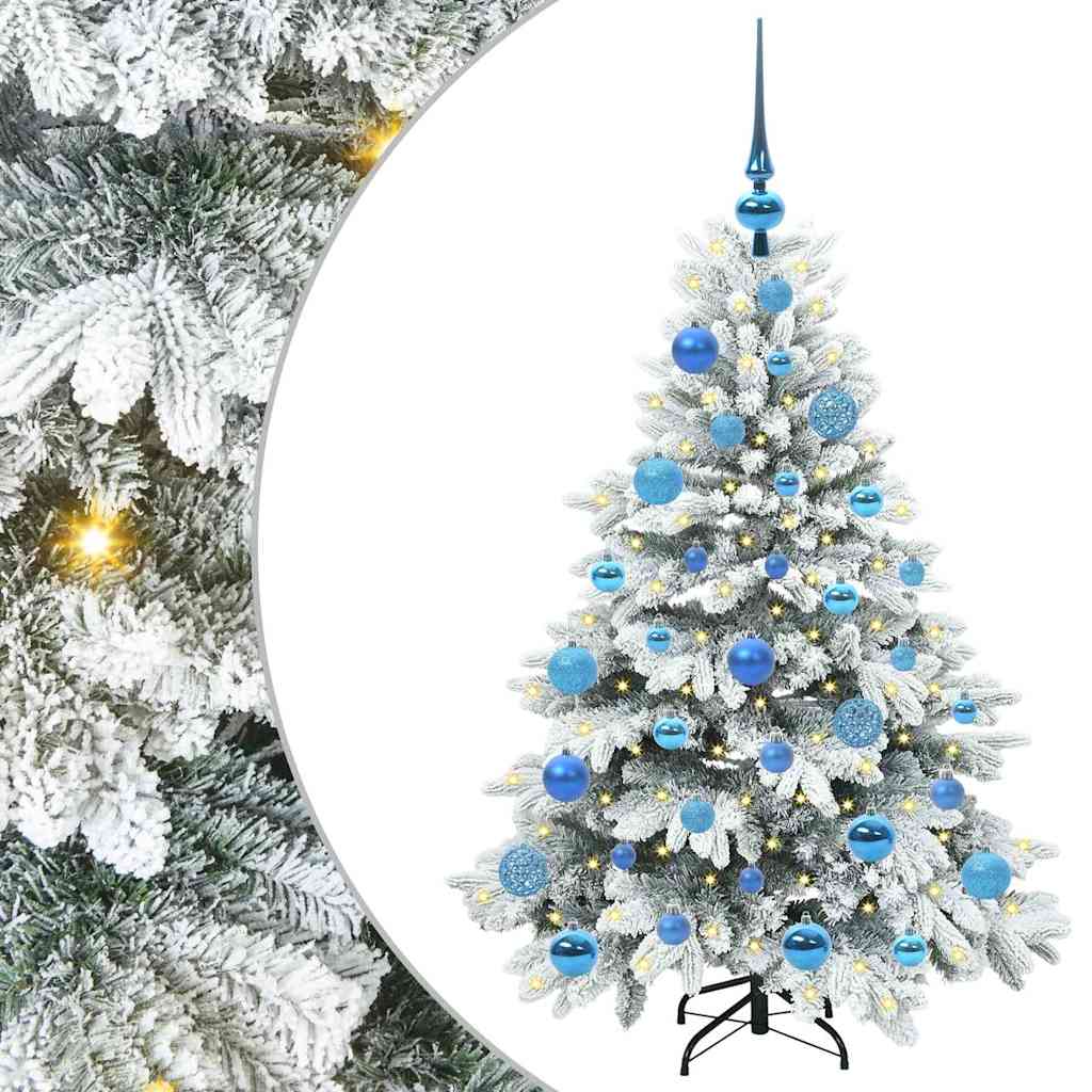 Sapin de Noël artificiel avec 150 LED Vert 120 cm PE et PVC - XIOS