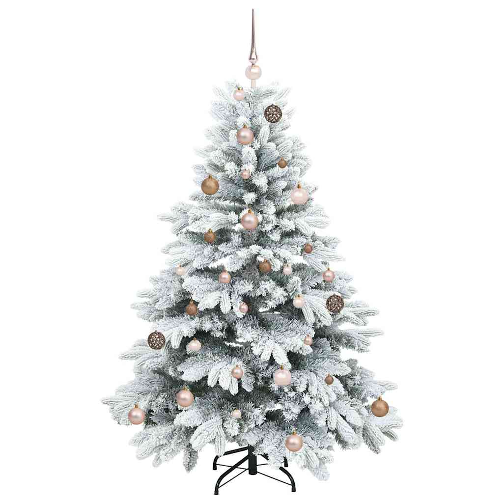 Sapin de Noël artificiel avec 150 LED Blanc 150 cm PE et PVC - XIOS